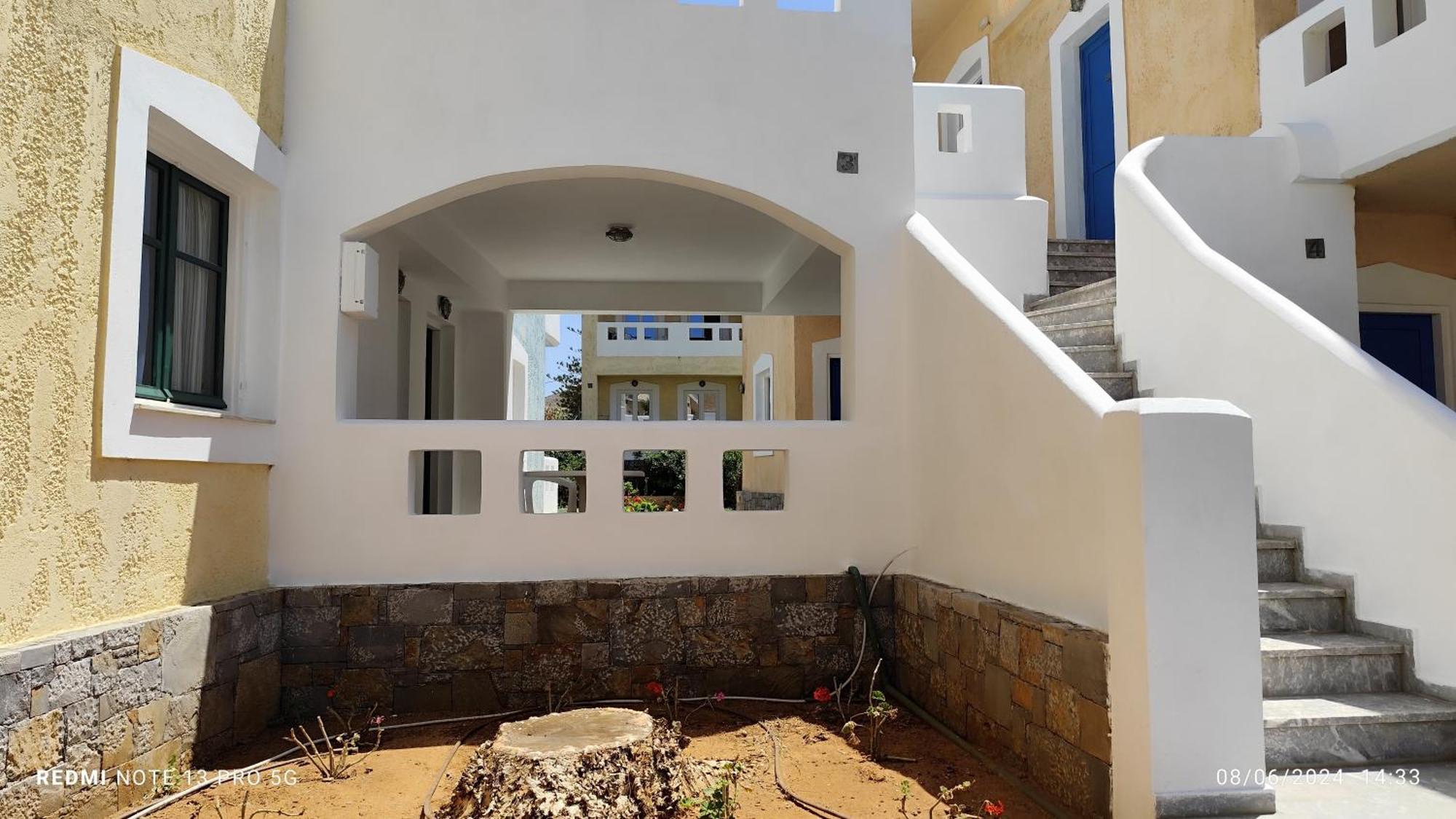 Niros Beachfront Aparthotel Kokkini Hani Dış mekan fotoğraf
