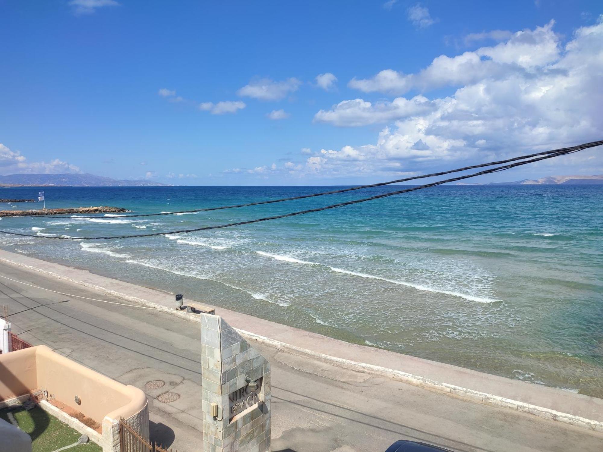 Niros Beachfront Aparthotel Kokkini Hani Dış mekan fotoğraf